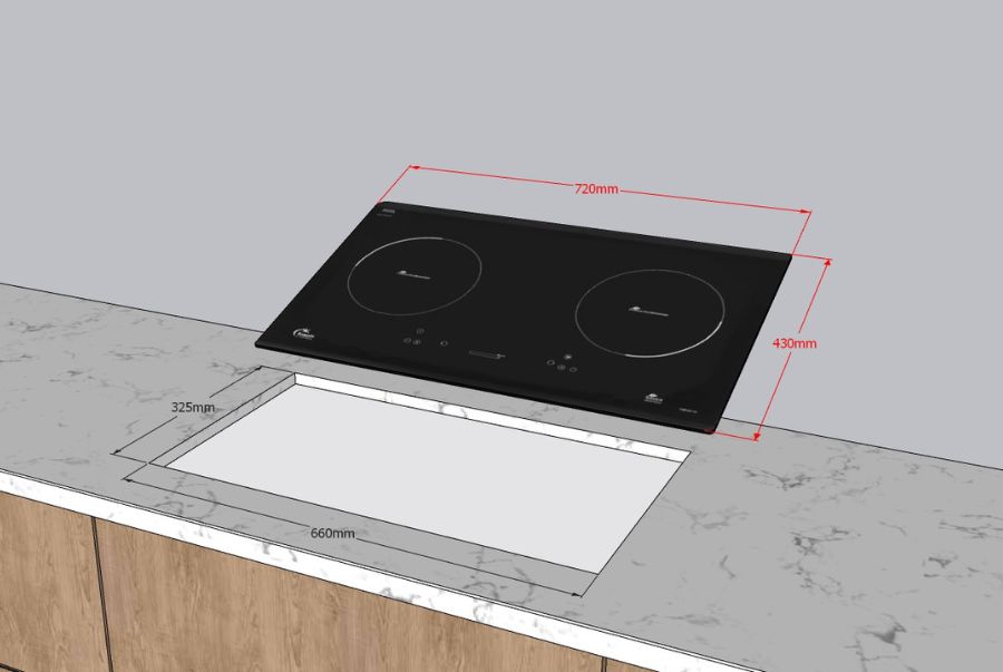 Lắp đặt bếp từ TOM 02I-7S