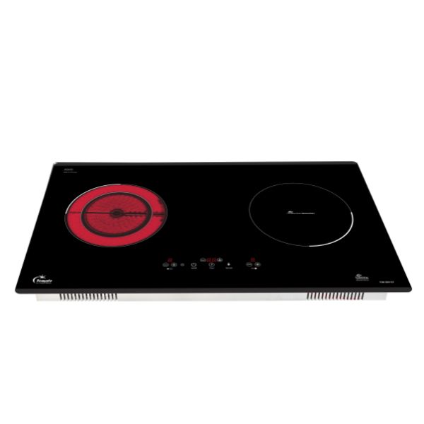 Mặt nghiêng bếp điện từ hồng ngoại Tomate TOM 02IH-G7
