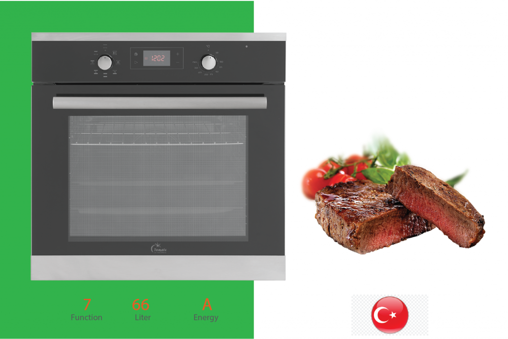 Lò nướng Tomate TOM 241 - Hướng dẫn nướng thịt bao nhiêu độ?