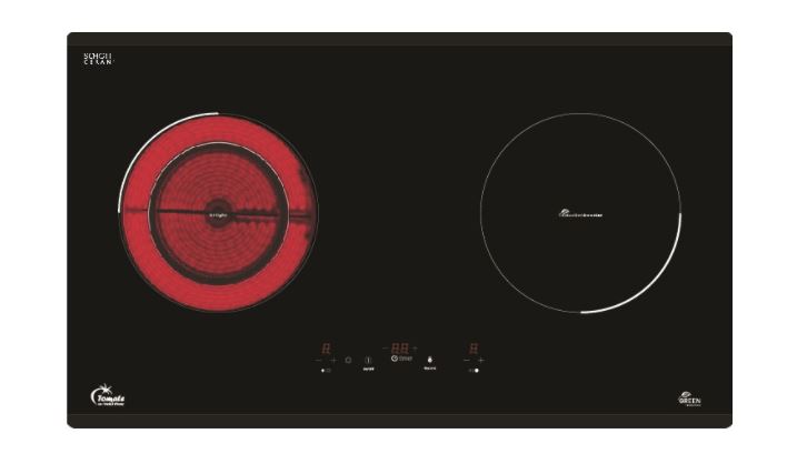 Bếp hỗn hợp điện từ Tomate TOM 02IH-G7