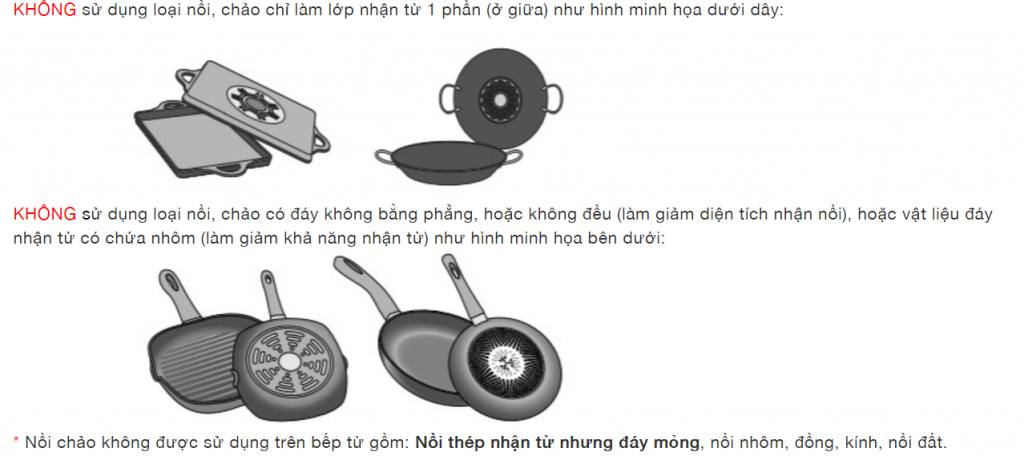 bếp từ có dùng được nồi nhôm không
