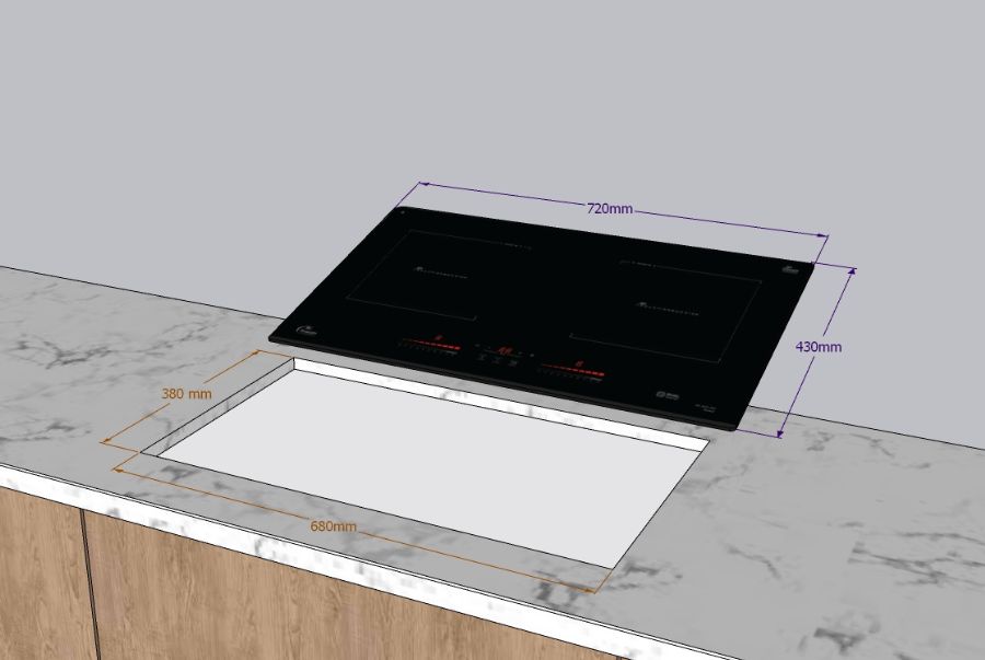 Lắp đăt bếp GH DUO-S2I