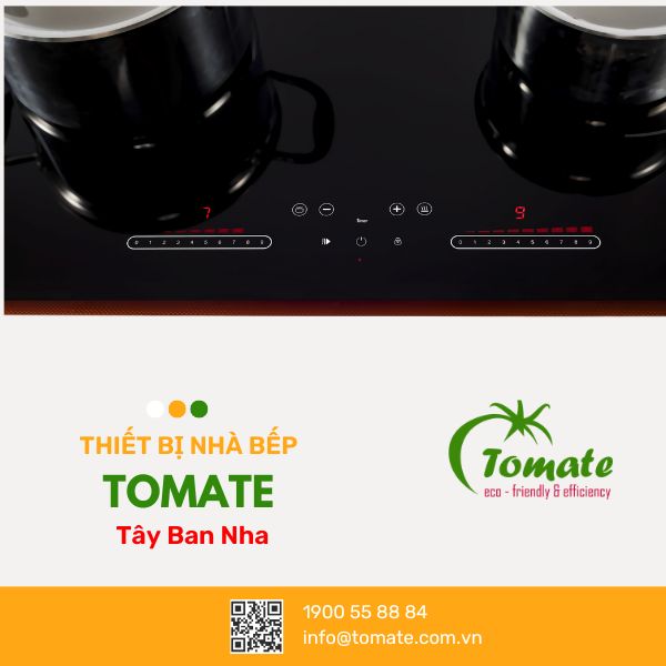 Bảng điều khiển bếp từ tomate GH DUO-S2I Plus