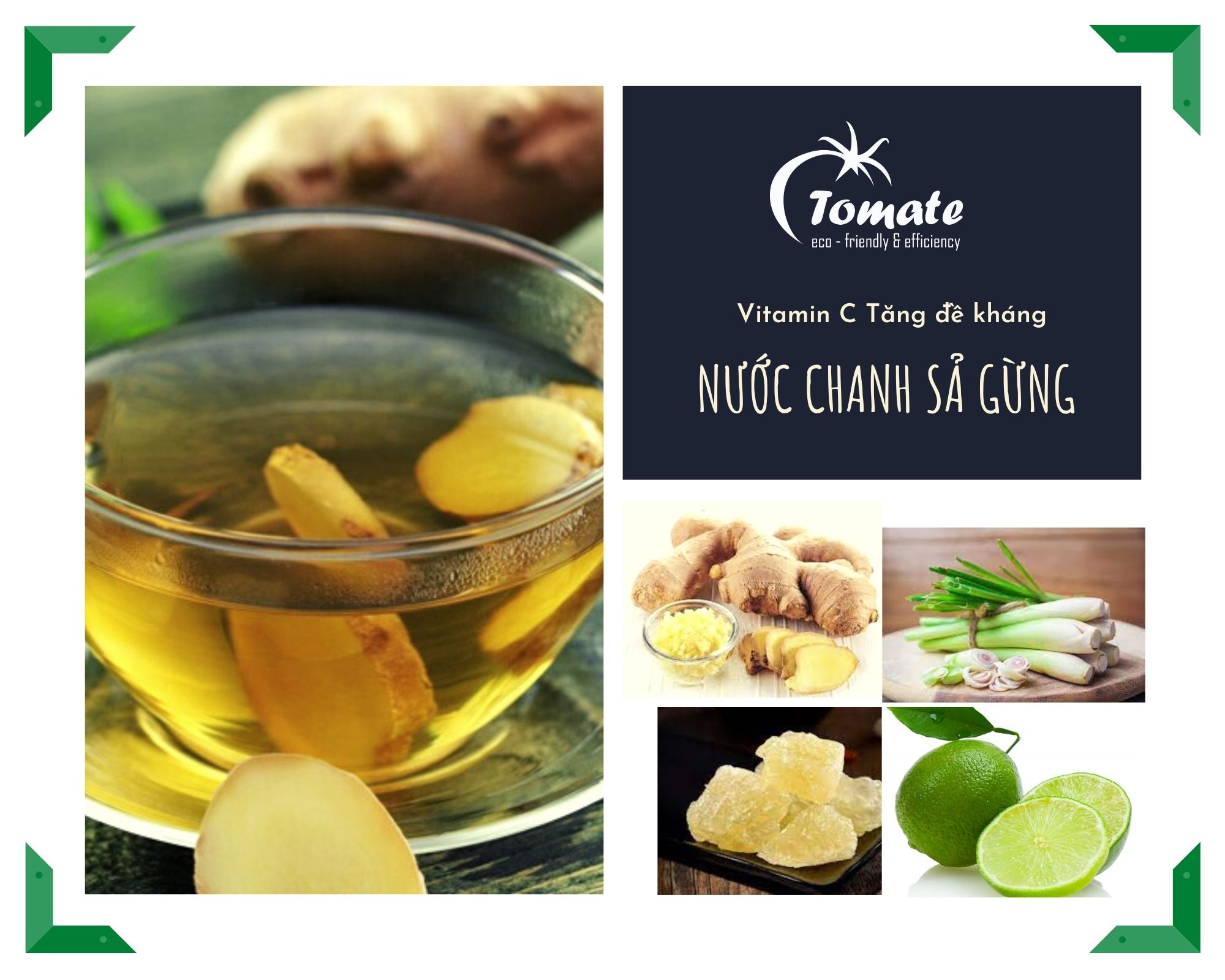 Cách nấu nước chanh sả gừng