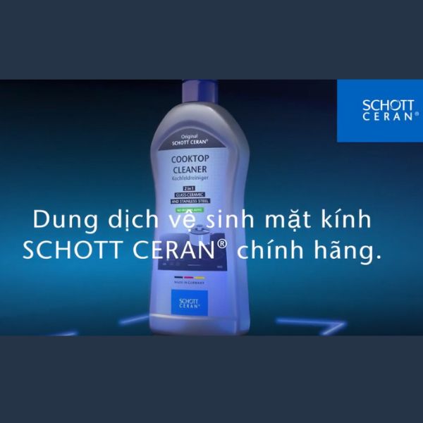 Vệ sinh bếp từ bằng chất tẩy rửa chuyên dụng