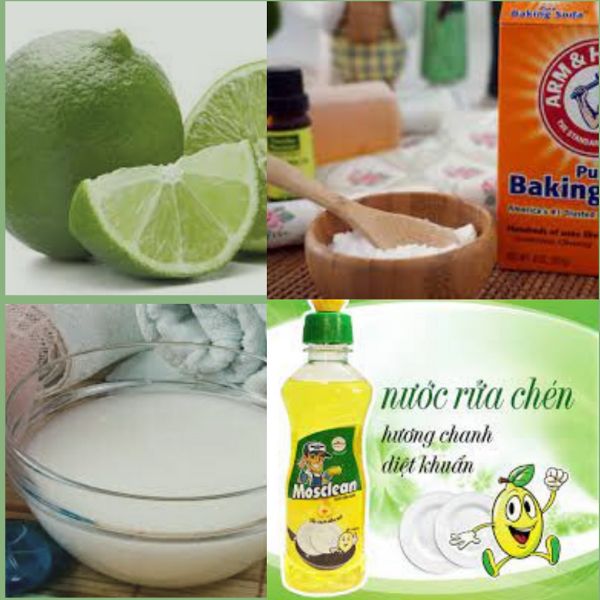 Vệ sinh bếp từ bằng chất tẩy rửa tự nhiên có sẵn trong bếp