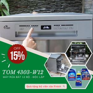 Máy rửa chén TOM 4303-W12