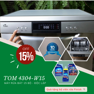Máy rửa chén TOM 4304-W15 