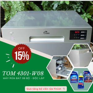 Máy rửa chén TOM 4301-W08
