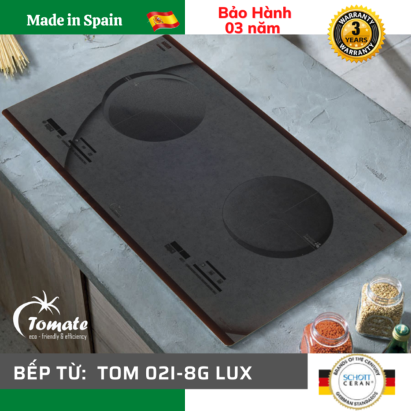 Bếp từ thông minh TOMATE TOM 02I-8G LUX