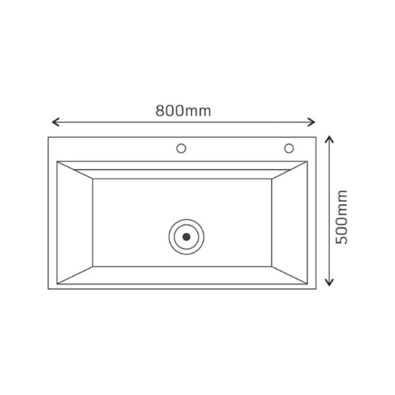 bồn rửa chén Tomate TOMCRE 8050BL