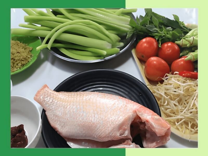 cá diêu hồng nấu canh chua