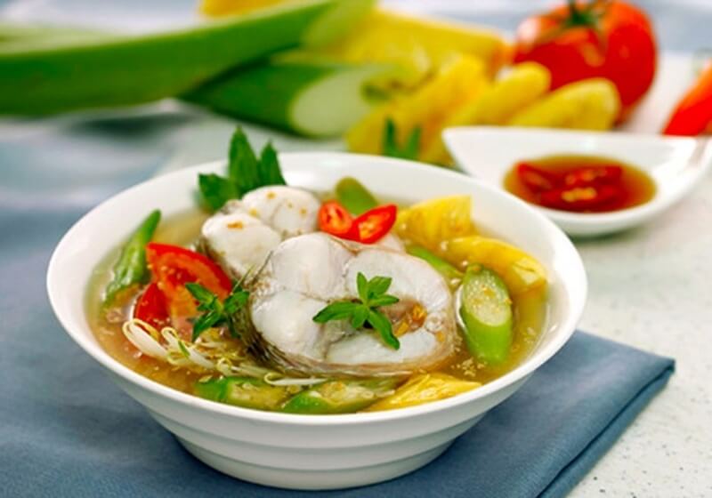 Canh chua cá lóc chua cay