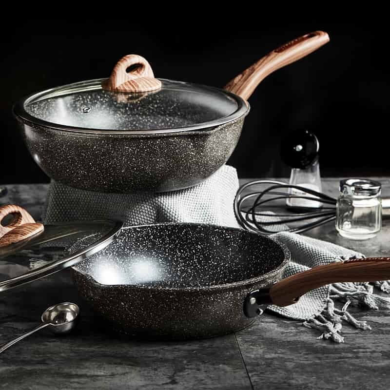 phân loại chảo đá - chảo đá có dùng được bếp từ không