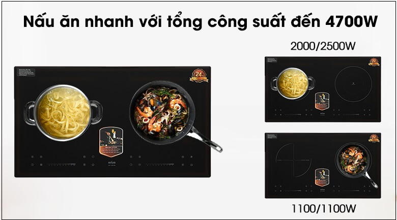 công suất bếp - bếp từ có hao điện không
