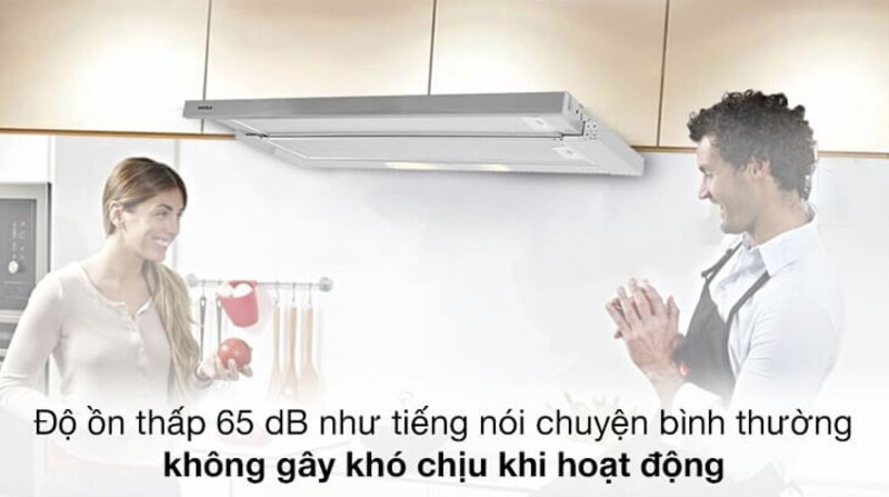 Vận hành êm ái - lý do vì sao nên mua máy hút mùi