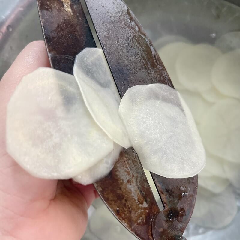 sơ chế khoai tây