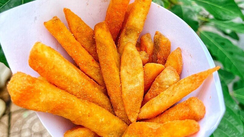 cách làm khoai tây chiên bằng bột chiên giòn