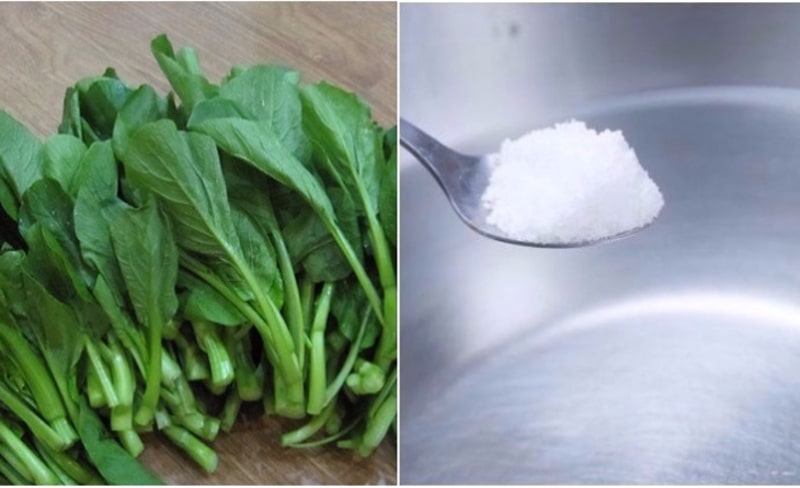 lưu ý trước khi luộc rau 
