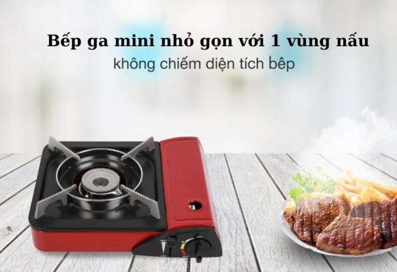 thiết kế đơn giản - so sánh bếp ga mini và bếp ga đơn