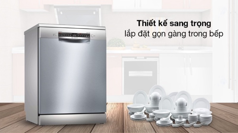 Máy rửa chén độc lập - so sánh máy rửa chén âm tủ và độc lập