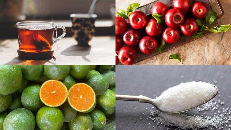 Nguyên liệu làm trà cam táo
