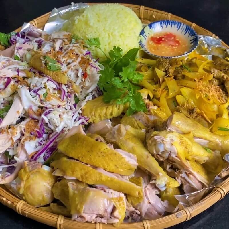 Hoàn thành món ăn