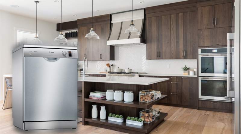 máy rửa chén độc lập - máy rửa chén phổ biến hiện nay