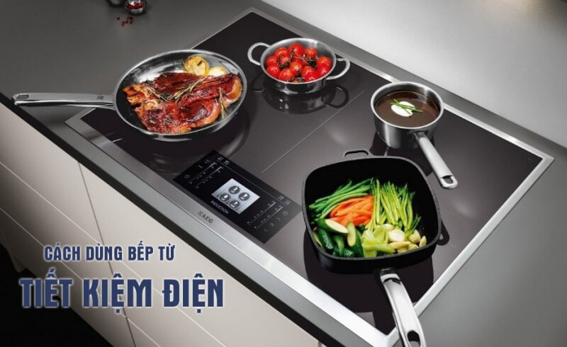 Mẹo hay tiết kiệm điện khi dùng bếp từ