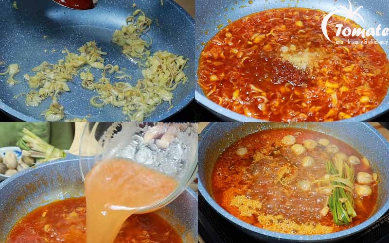 Cách nấu nước lẩu chua cay đơn giản