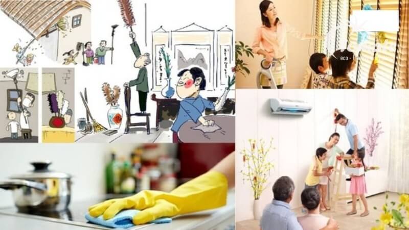 Cùng nhau chuẩn bị không gian sống thật sạch đẹp cho ngày Tết