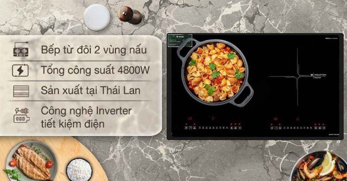 bếp từ đôi loại nào tốt và tiết kiệm điện