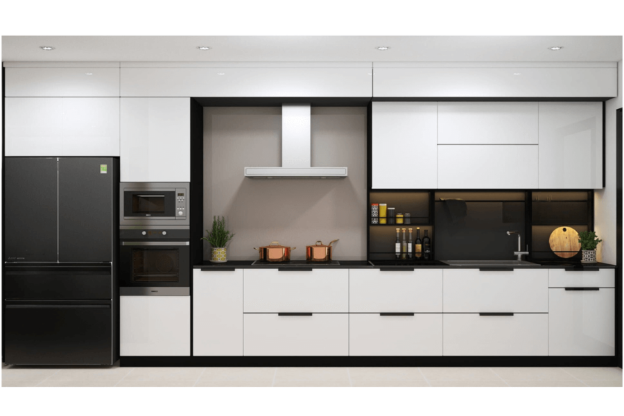 thiết kế phòng bếp 15m2
