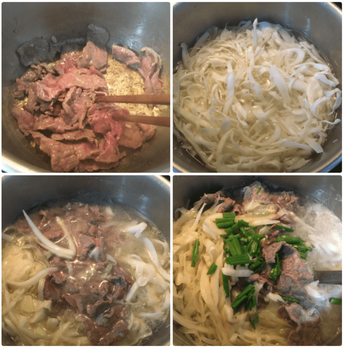 cách nấu canh bắp cải thịt bò