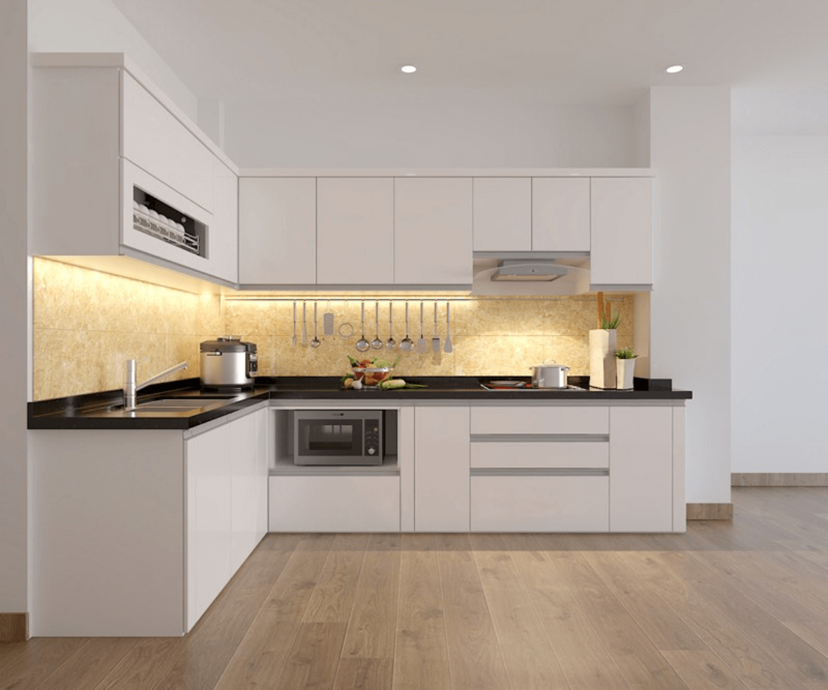 thiết kế phòng bếp 15m2