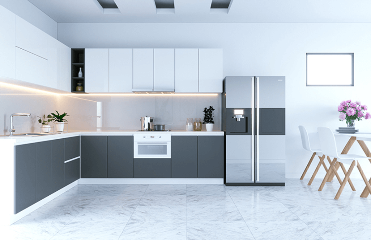thiết kế phòng bếp 20m2