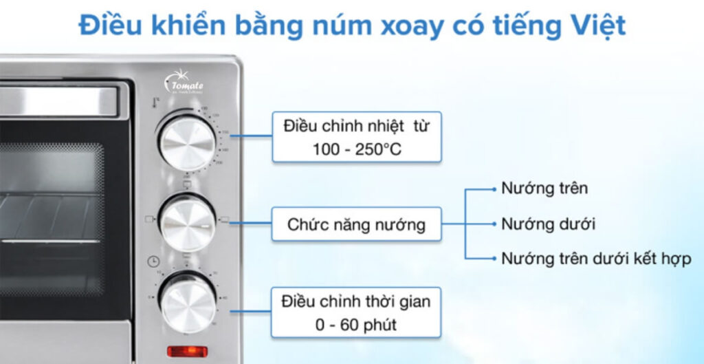 công dụng lò nướng