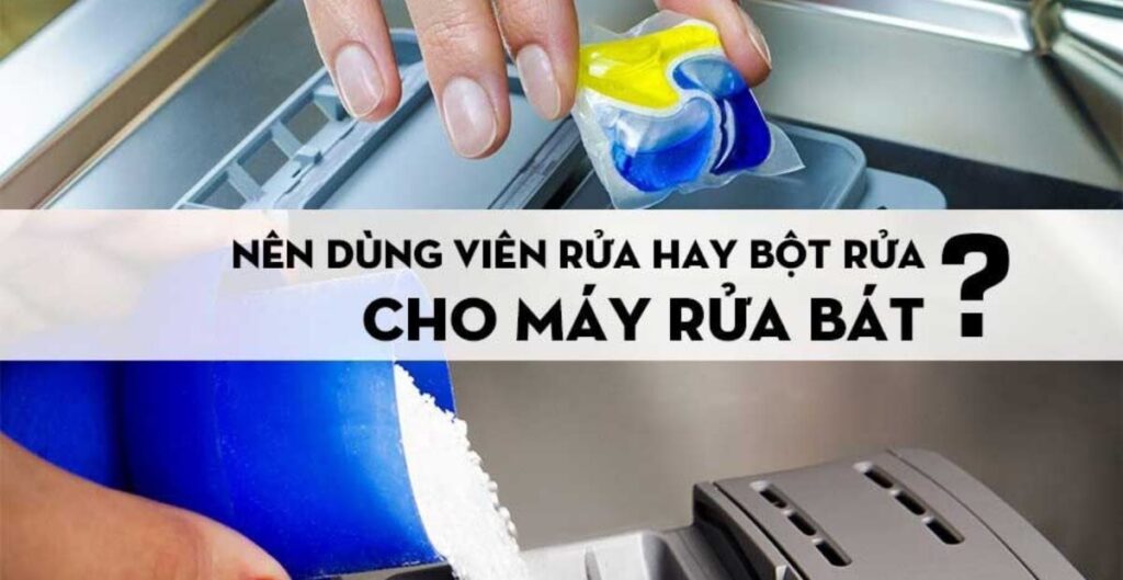 dùng viên rửa bát có cần dùng muối không
