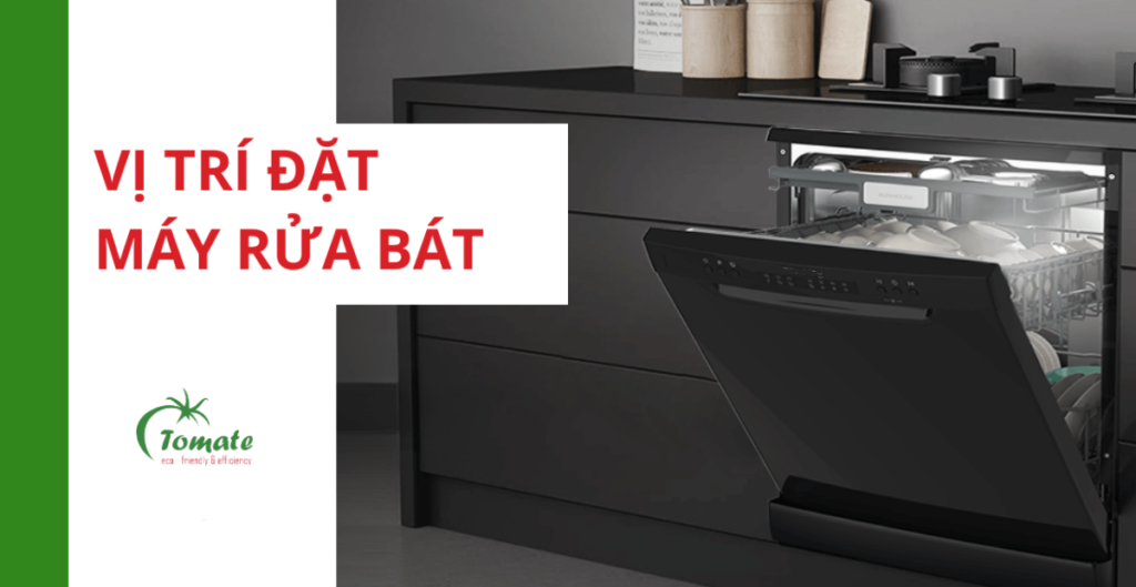 vị trí đặt máy rửa bát