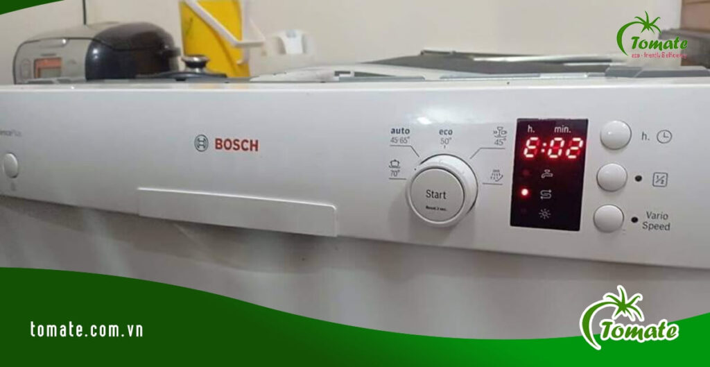 Lỗi E02 máy rửa bát Bosch