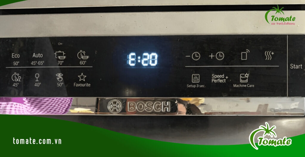 cách sửa lỗi E20 máy rửa bát Bosch