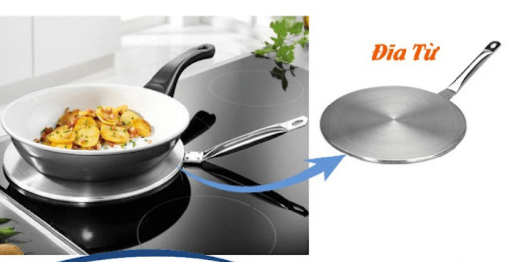 cách nấu nồi nhôm trên bếp từ