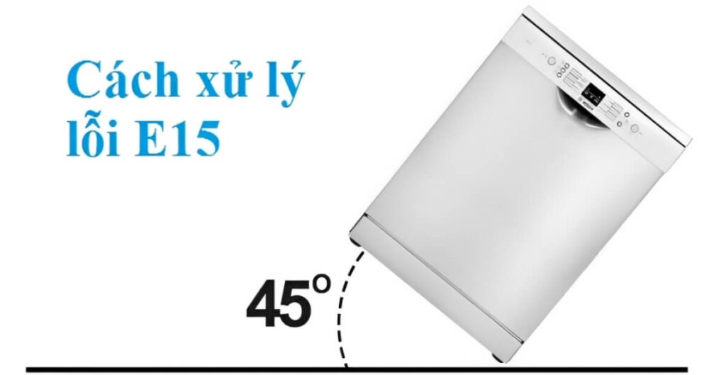 máy rửa bát lỗi e15