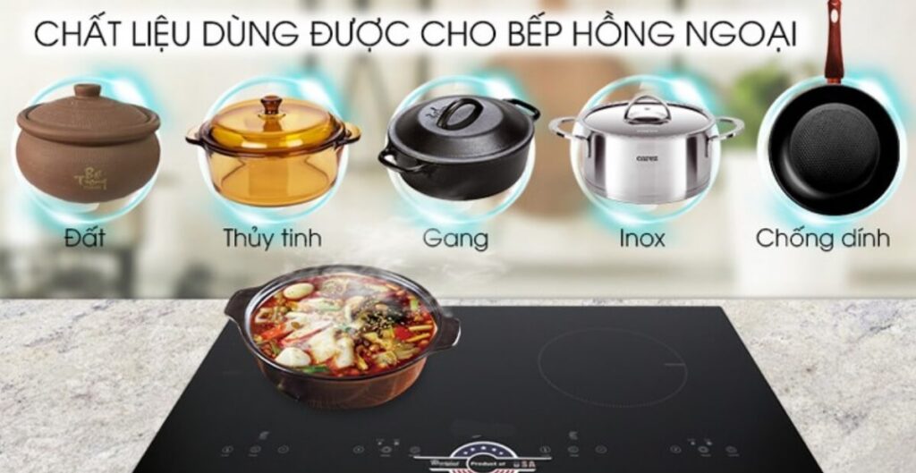 bếp hồng ngoại nấu nồi gì