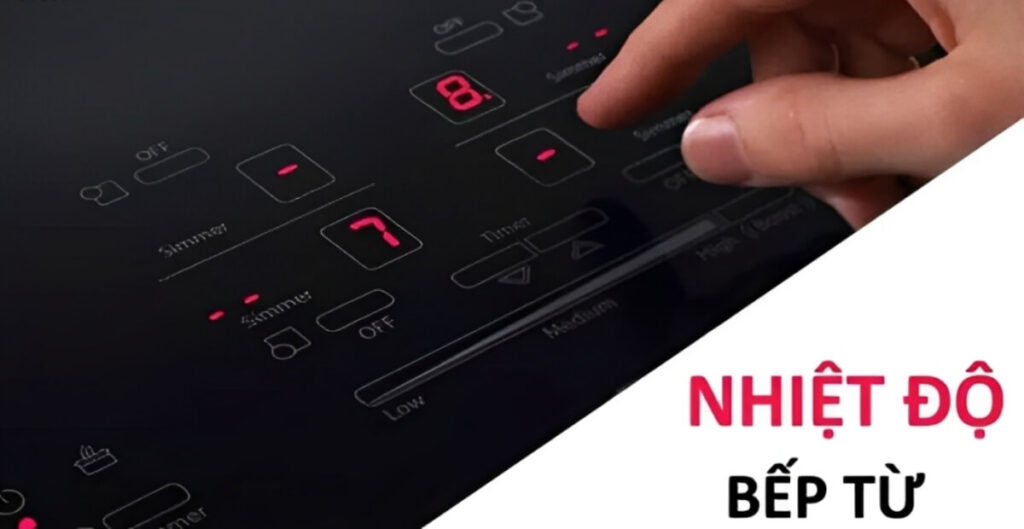 nhiệt độ bếp từ