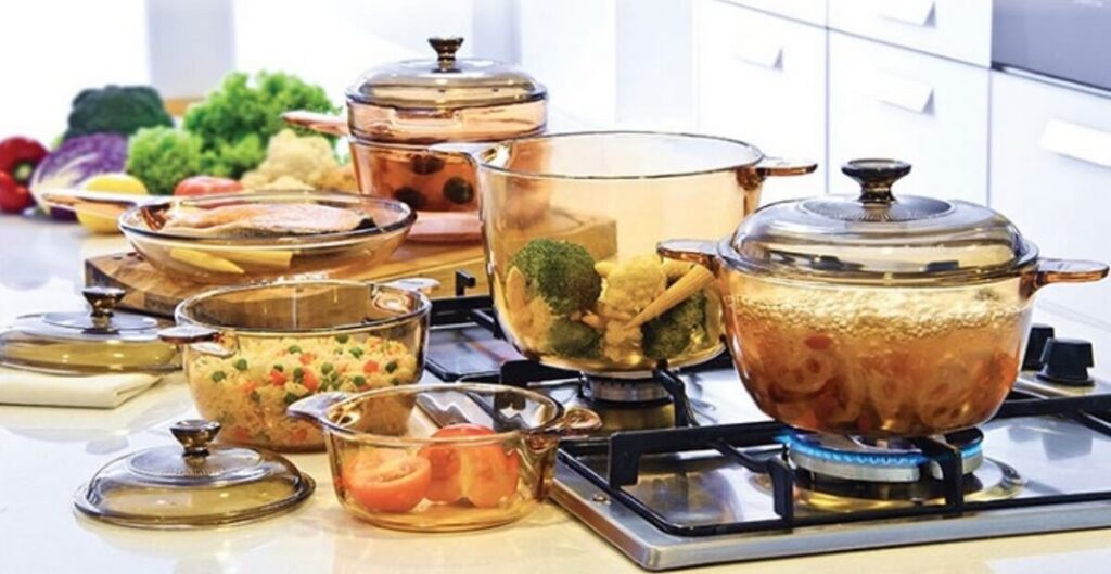 nồi thuỷ tinh nấu bếp hồng ngoại