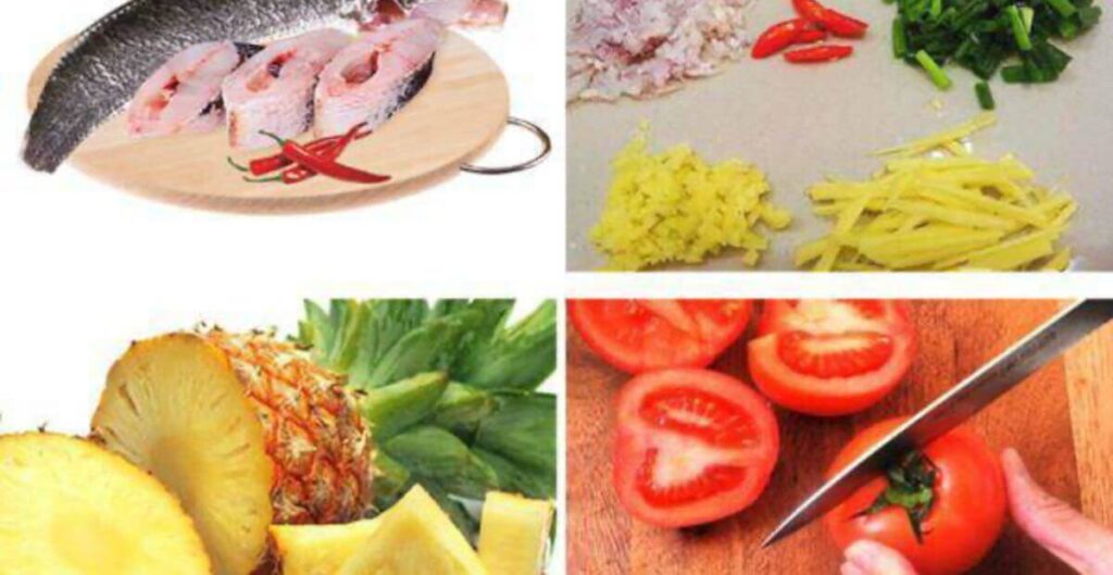 cá nấu canh chua dứa
