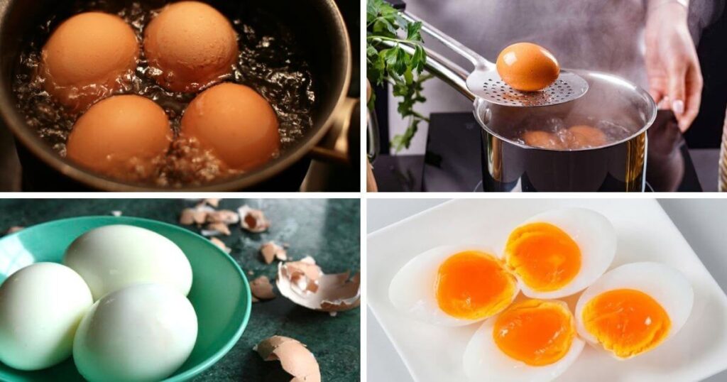 cách luộc trứng bằng bếp từ bao nhiêu phút có lòng đào