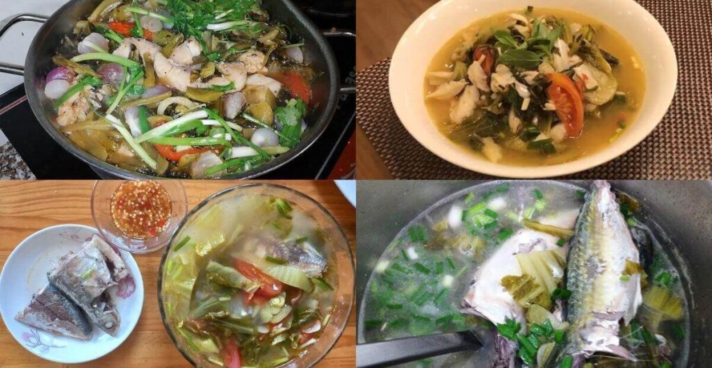 cách nấu canh cá với dứa