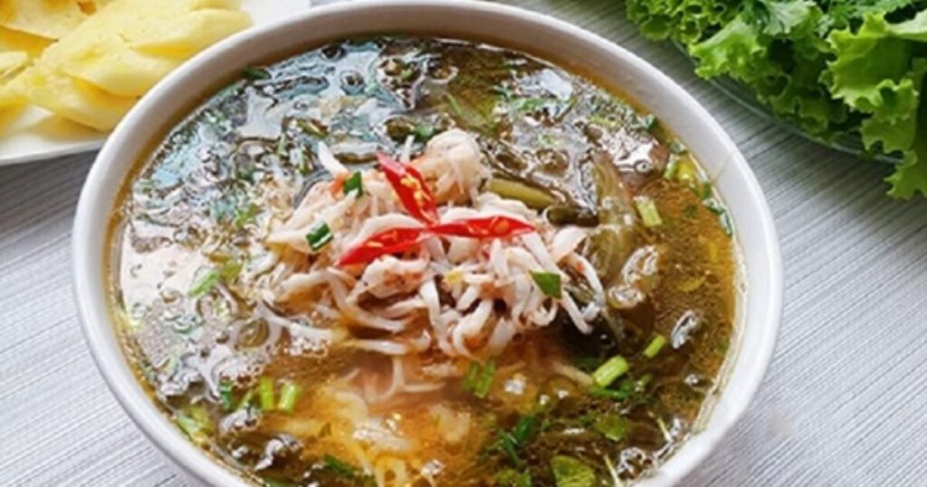 canh cá ngần nấu dứa ngon